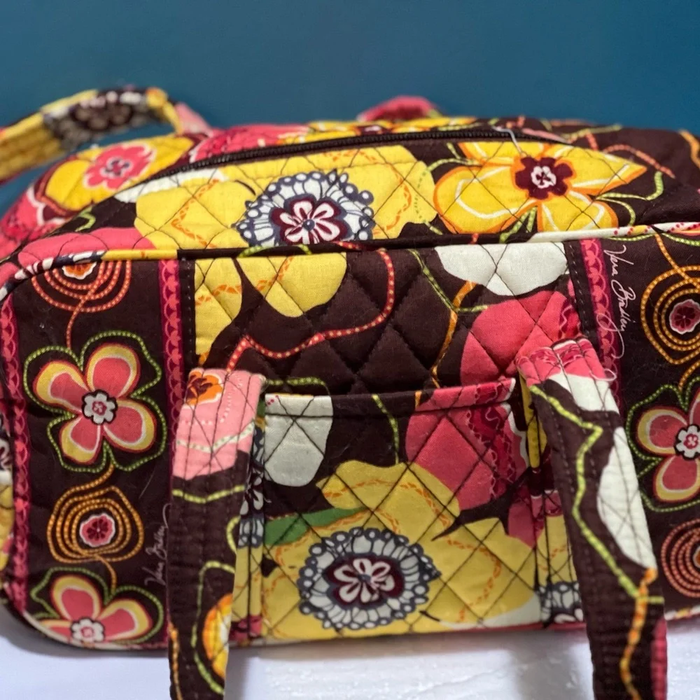 Vera Bradley quilted mini duffel Buttercup (likely) - Picture 2 of 6
